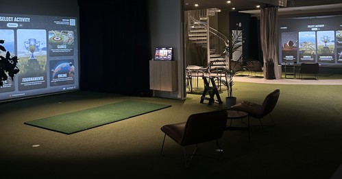 Tomelilla Golf har numera två golfsimulatorer (TrackMan).